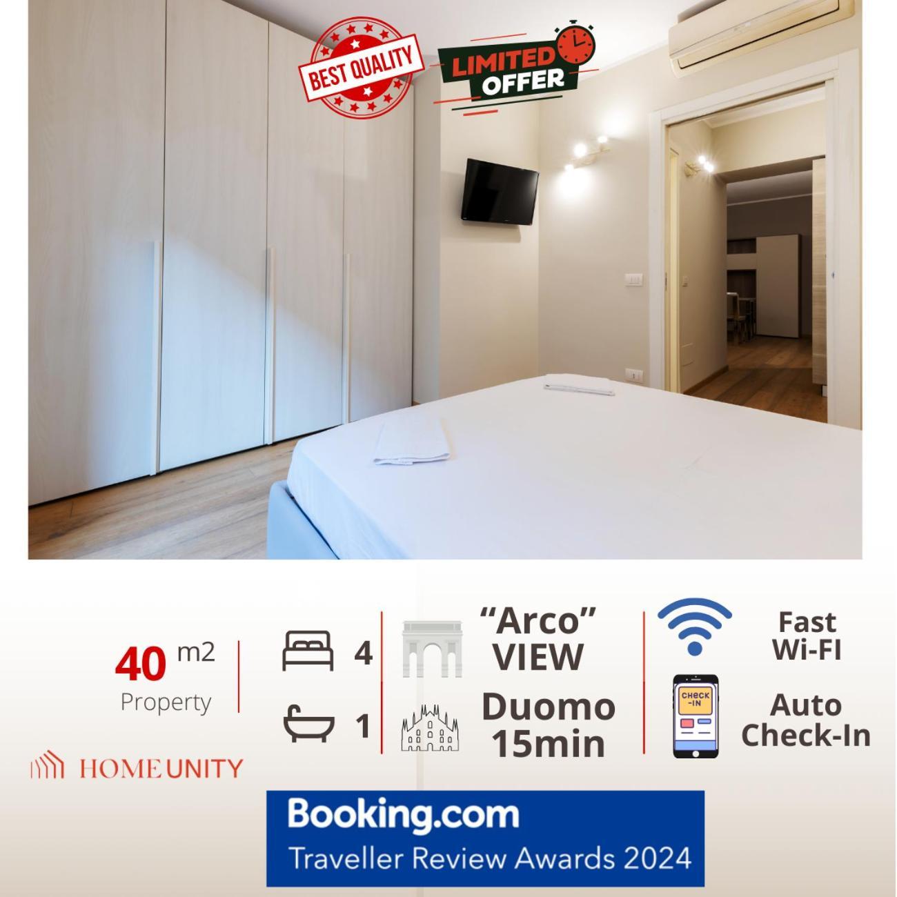 Ferienwohnung Arco Della Pace Corso Sempione - Exceptional Location Mailand Exterior foto