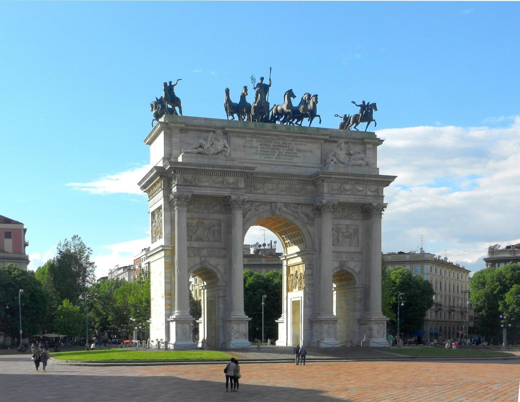Ferienwohnung Arco Della Pace Corso Sempione - Exceptional Location Mailand Exterior foto