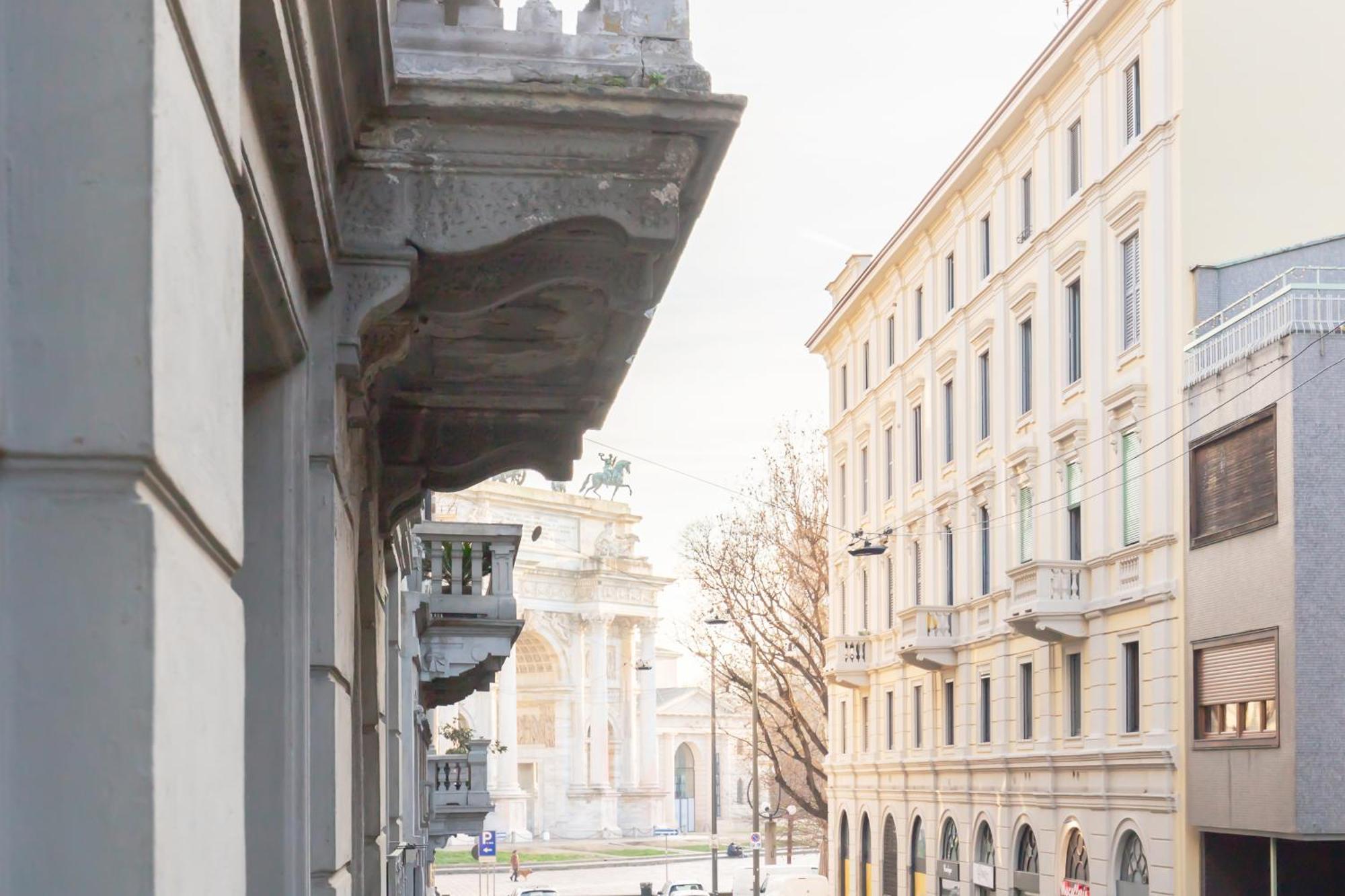 Ferienwohnung Arco Della Pace Corso Sempione - Exceptional Location Mailand Exterior foto